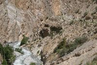Дорога в каньоне реки Арча-баши.