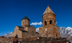Храм Гергетис Цминда Самеба. XIV век.