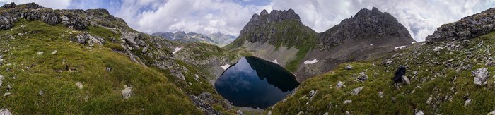 Круговая панорама у озера Подскальное.