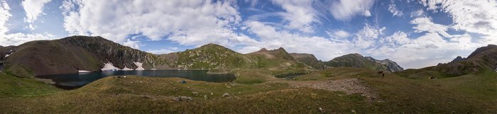 Круговая панорама у озера Перевальное.