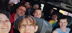 Едем на старт из Минеральных вод в Архыз.