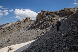 Завершение траверса от перевала Агур к перевалу Агур Северный.