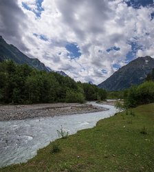 Река Аксаут.