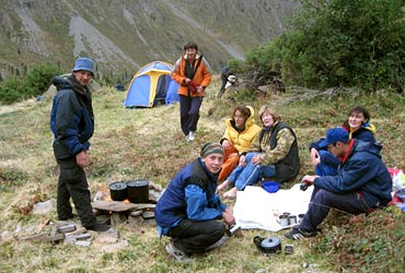 Фото 26. Лагерь на берегу реки Айлама