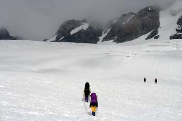 Фото 41. Подъём по леднику Колпаковского