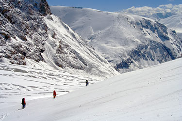 Фото 48. Спуск по леднику Бороко Западный