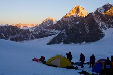 Фото 55. Лагерь на леднике Бороко Восточный