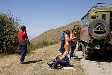 Фото 81. Выезд. У машины кончился бензин.